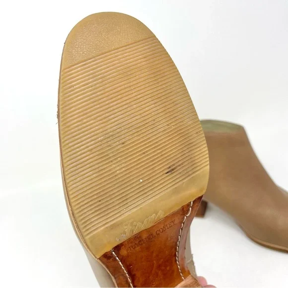 Rachel Comey Taupe Mars Leather Heeled Ankle Boots Size 8.5 - Picture 9 of 12